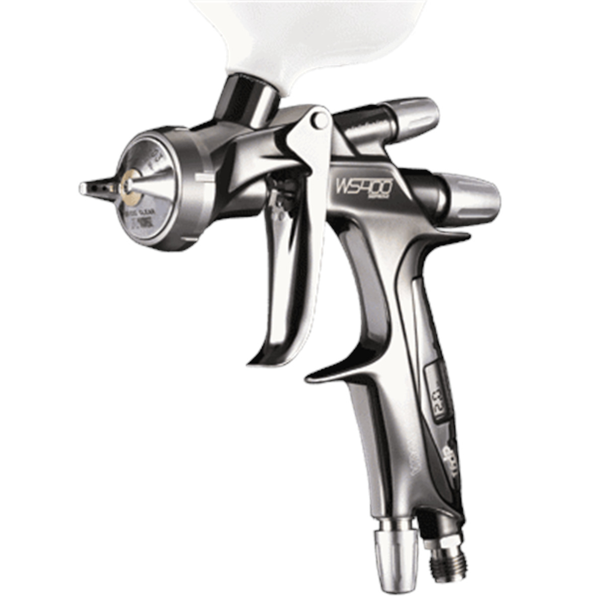 Iwata WS-400 Series 2 Clear Coat Digital Spray Gun, 1.3mm HD Nozzle, Split Nozzle 2.0 Technology, Integrated Digital Gauge, PVD Coated Aluminum Body, Professional Automotive Refinishing